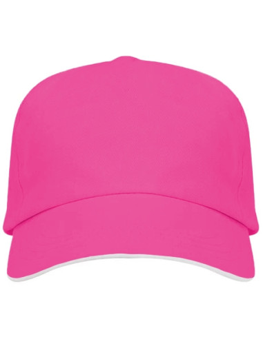 Cappellino con visiera sandwich Styx a 5 pannelli