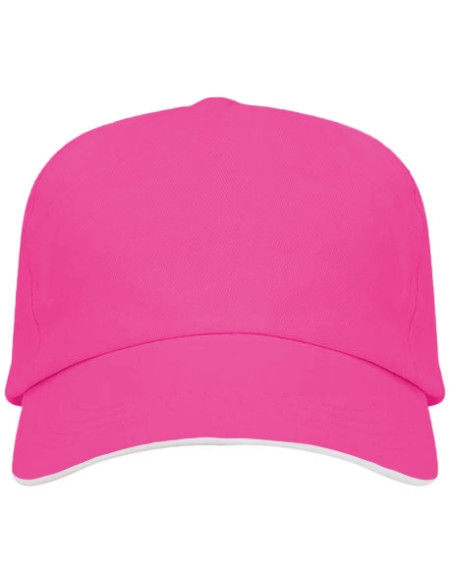 Cappellino con visiera sandwich Styx a 5 pannelli