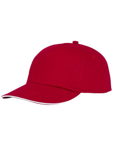 Cappellino con visiera sandwich Styx a 5 pannelli