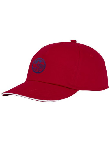 Cappellino con visiera sandwich Styx a 5 pannelli