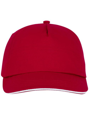 Cappellino con visiera sandwich Styx a 5 pannelli