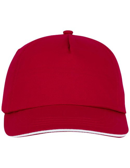 Cappellino con visiera sandwich Styx a 5 pannelli