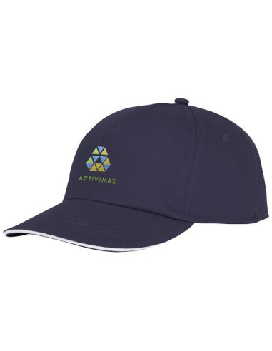 Cappellino con visiera sandwich Styx a 5 pannelli
