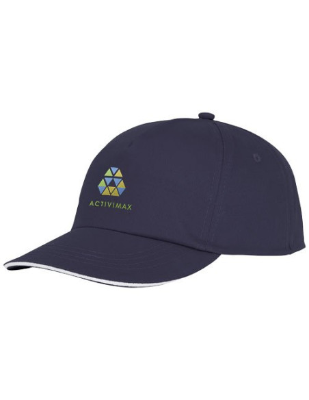 Cappellino con visiera sandwich Styx a 5 pannelli