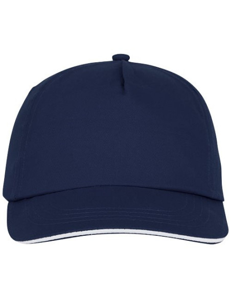 Cappellino con visiera sandwich Styx a 5 pannelli