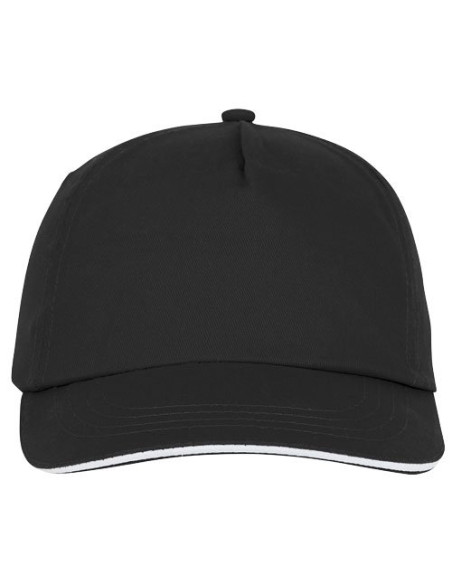 Cappellino con visiera sandwich Styx a 5 pannelli