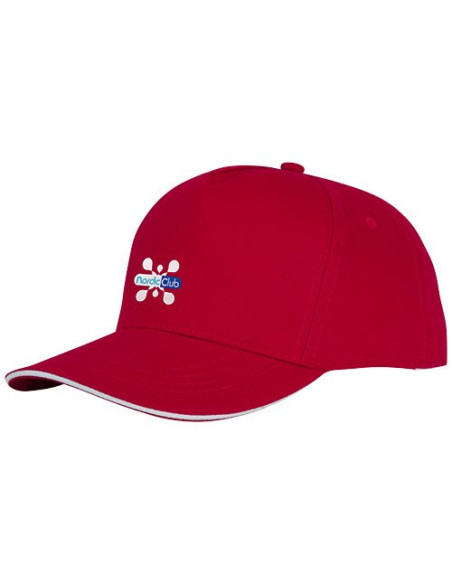 Cappellino con visiera sandwich Ceto a 5 pannelli