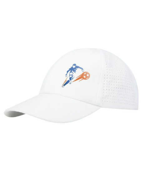 Cappellino cool-fit a 6 pannelli in materiale riciclato certificato GRS Mica