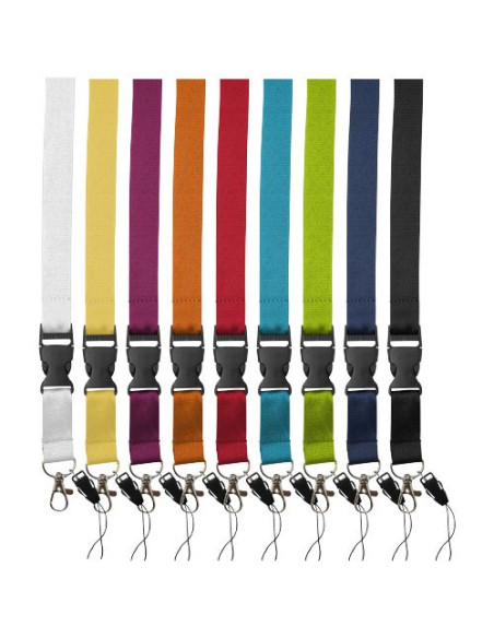 Lanyard porta cellulare Sagan con fibbia rimovibile