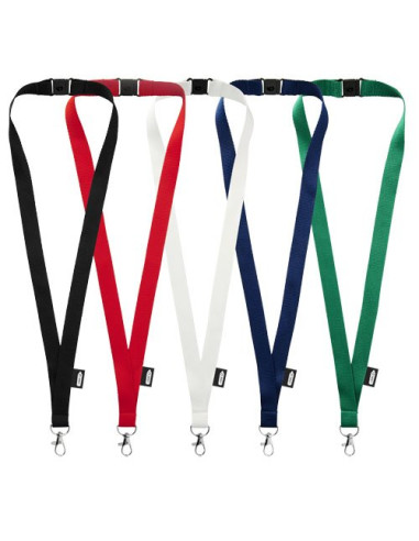 Lanyard Tom in PET riciclato con sgancio di...