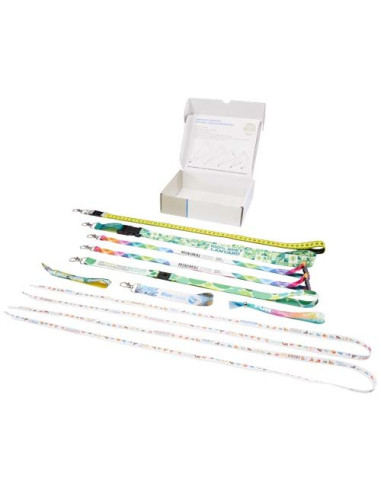 Confezione con cordini assortiti con stampa a...