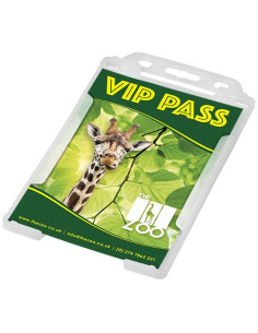 Porta badge in plastica riciclata Pierre