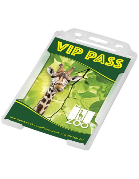 Porta badge in plastica riciclata Pierre