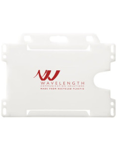 Porta badge in plastica riciclata Vega 2