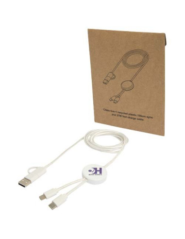 Cavo 5-in-1 in plastica riciclata da 150 cm per...