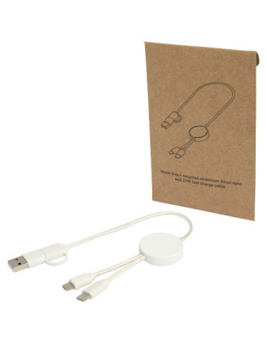 Cavo 5-in-1 in plastica riciclata da 30 cm per...