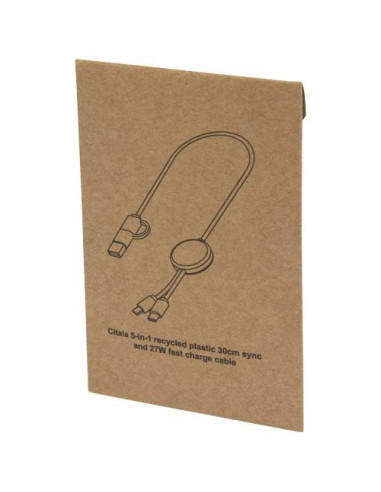 Cavo 5-in-1 in plastica riciclata da 30 cm per...