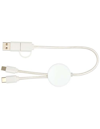 Cavo 5-in-1 in plastica riciclata da 30 cm per...