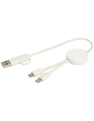 Cavo 5-in-1 in plastica riciclata da 30 cm per...
