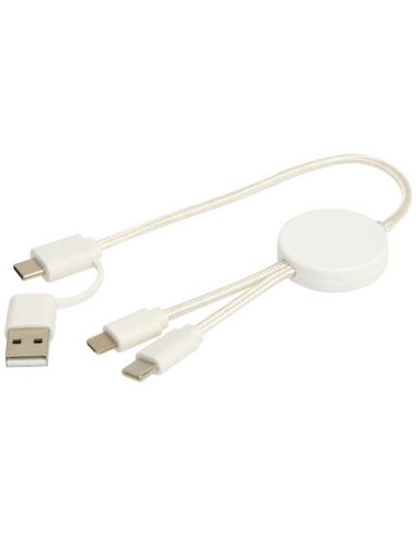 Cavo 5-in-1 in plastica riciclata da 30 cm per...