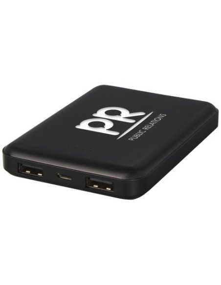 Power bank ultra sottile luminoso da 5000 mAh Gleam