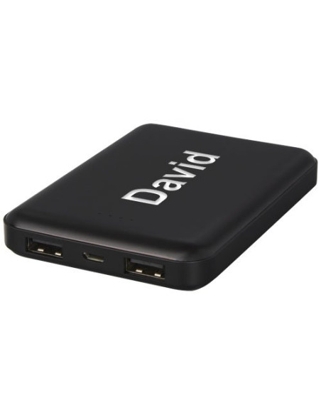 Power bank ultra sottile luminoso da 5000 mAh Gleam