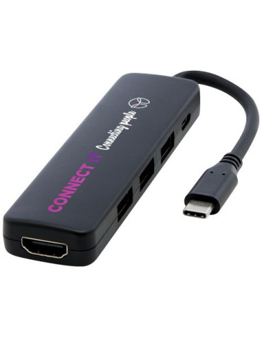 Adattatore multimediale USB 2.0-3.0 con porta...