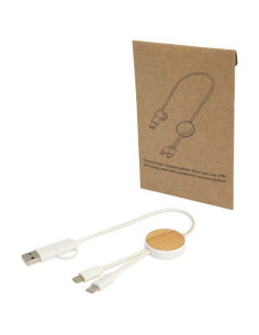 Cavo 5-in-1 in plastica riciclata da 30 cm