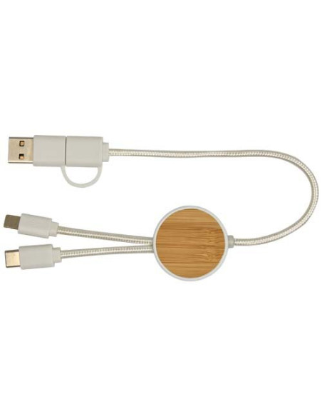 Cavo 5-in-1 in plastica riciclata da 30 cm