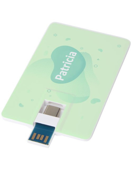 Chiavetta USB 3.0 da 64 GB con porta Tipo-C e USB-A Duo slim