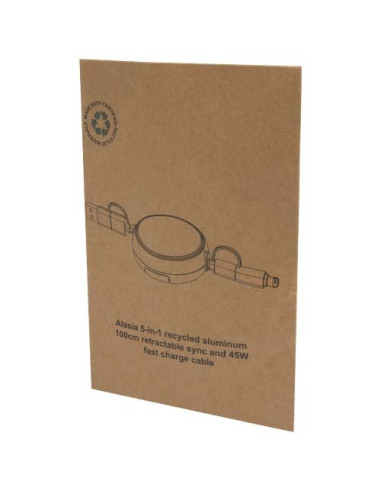 Cavo retrattile 5 in 1 da 100 cm in plastica...