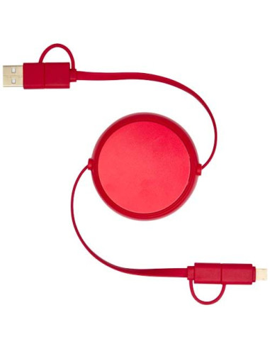 Cavo retrattile 5 in 1 da 100 cm in plastica...