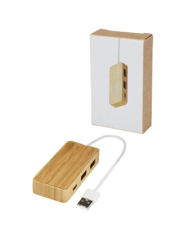 Hub USB in bambù Tapas