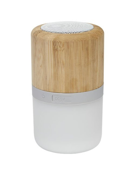 Speaker Bluetooth® in bambù Aurea con luce