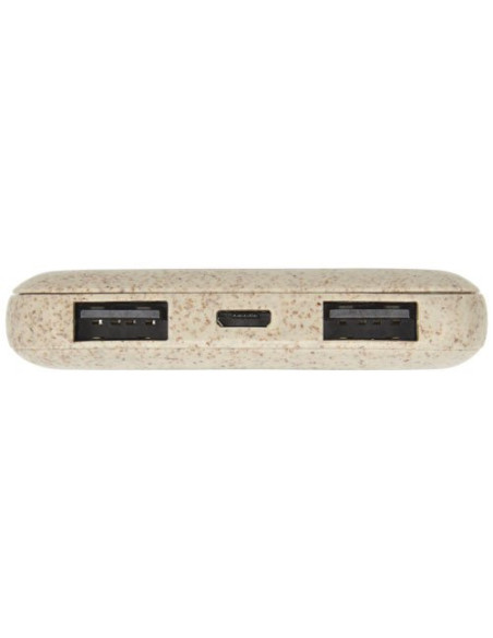 Power bank Asama da 5000 mAh realizzata con paglia di grano