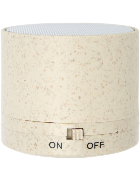 Altoparlante Bluetooth® Kikai realizzato con paglia di grano