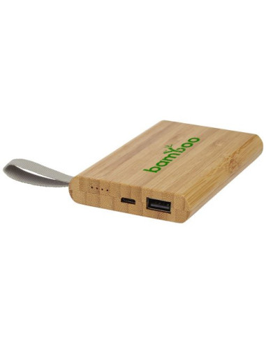 Power bank Tulda da 5000 mAh in bambù