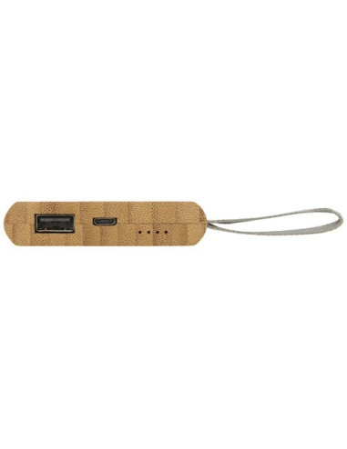 Power bank Tulda da 5000 mAh in bambù
