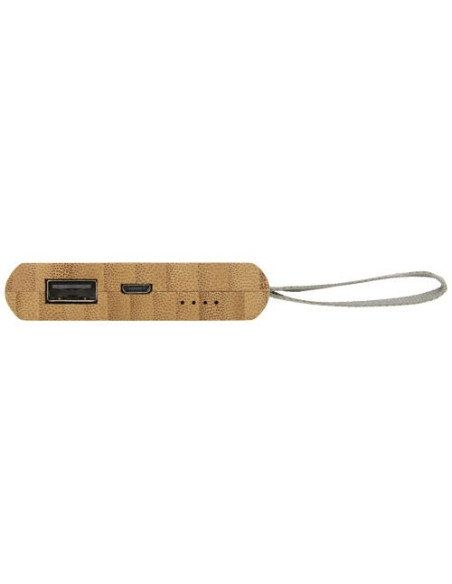 Power bank Tulda da 5000 mAh in bambù