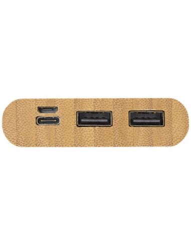 Power bank Tulda da 10,000 mAh in bambù
