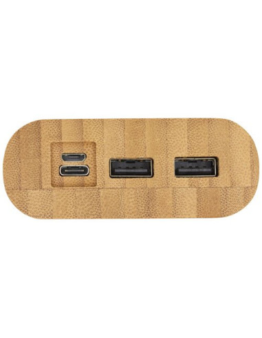 Power bank Tulda da 20,000 mAh in bambù