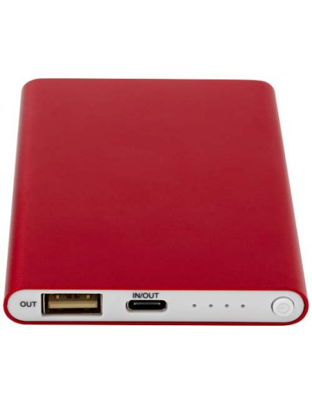 Power bank in alluminio riciclato da 4000 mAh tipo C Pep