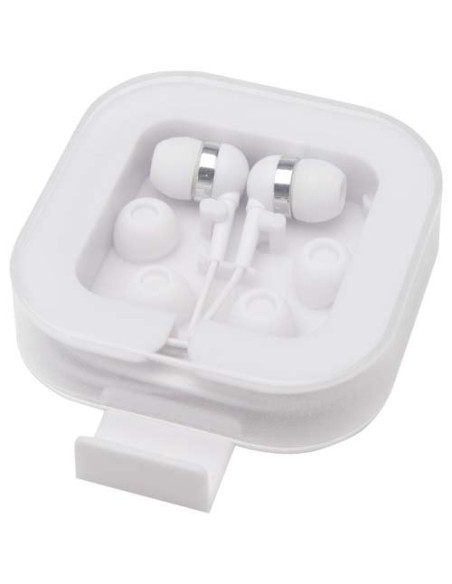 Auricolari tipo C cablati con astuccio in plastica riciclata Dofida