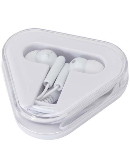 Auricolari con astuccio in plastica riciclata Rebel