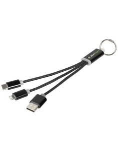 Cavo di ricarica 3 in 1 Metal con clip 2