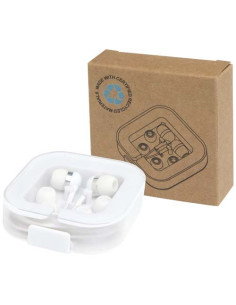 Cuffie tipo C cablate con astuccio in plastica riciclata...