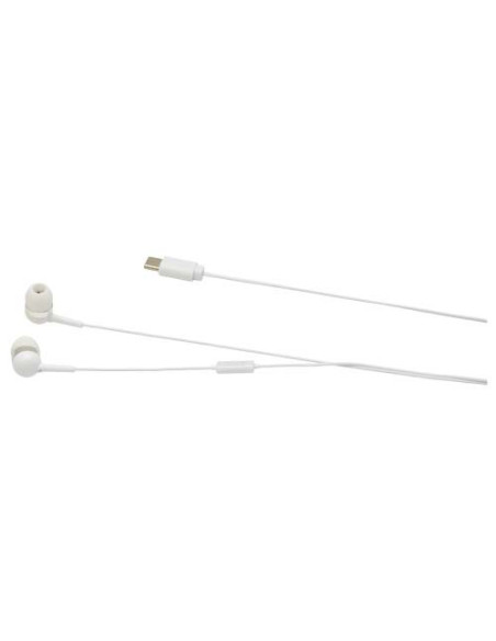 Cuffie tipo C cablate con astuccio in plastica riciclata Baekdu