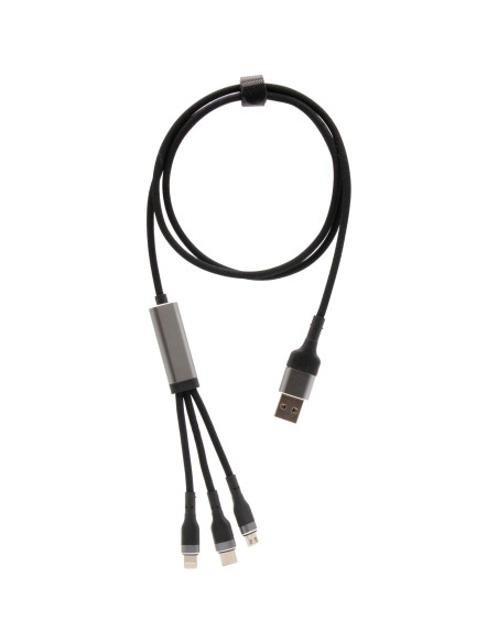 Cavo di ricarica ultraveloce 5 in 1 in PET riciclato da 100 W SCX.design C53