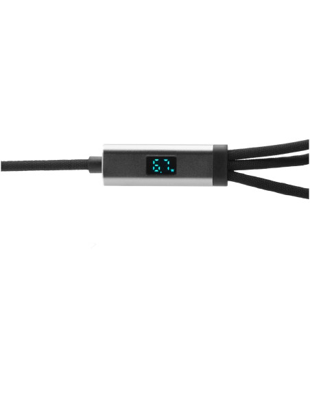 Cavo di ricarica ultraveloce 5 in 1 in PET riciclato da 100 W SCX.design C53