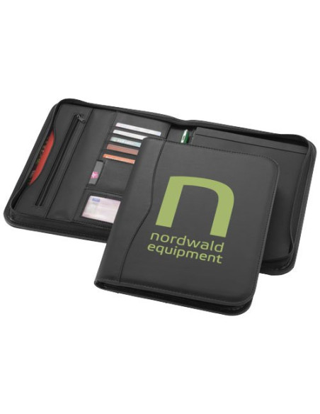Portadocumenti A4 con cerniera Ebony